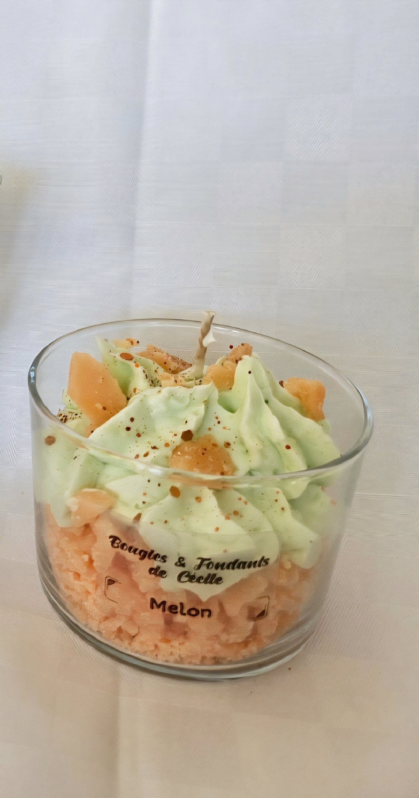 Bougie gourmande melon