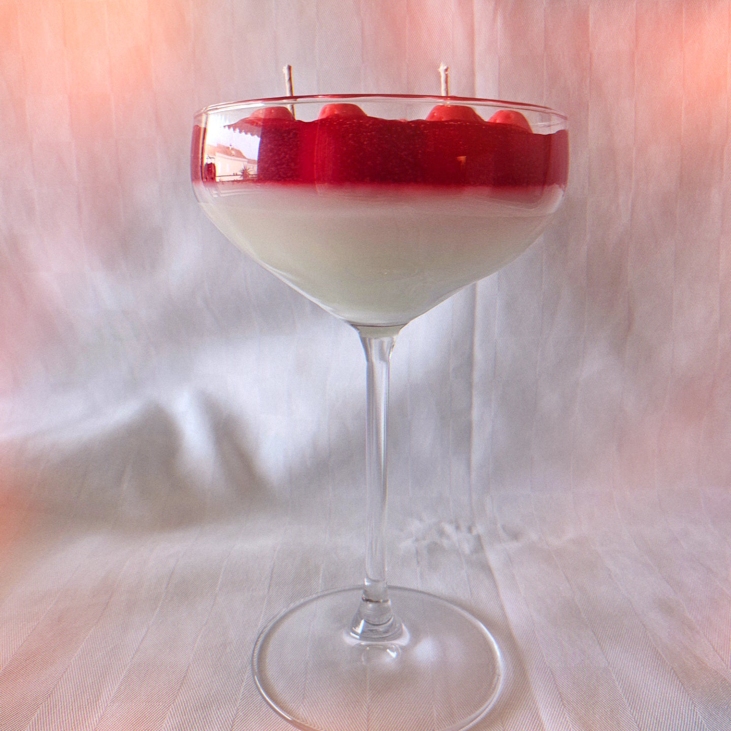 Bougie cocktail parfumée fraises des bois